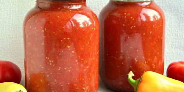 томат со сладким перцем на зиму