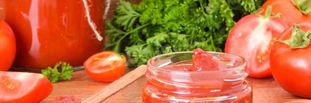 Томатная паста с чесноком на зиму