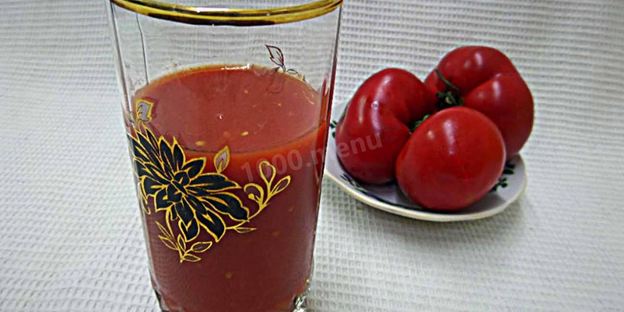 томатный сок через соковыжималку на зиму