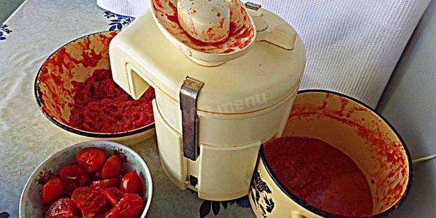 томатный сок через соковыжималку на зиму