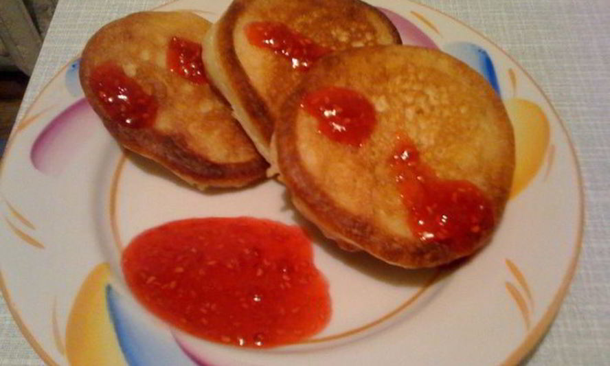 Рецепт бабушкиных ладок с малиновым вареньем