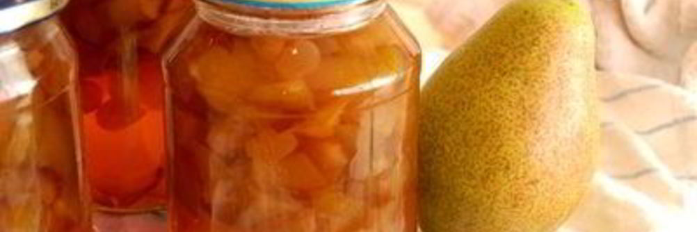 Грушевое варенье с виноградом