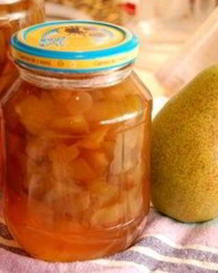 Грушевое варенье с виноградом