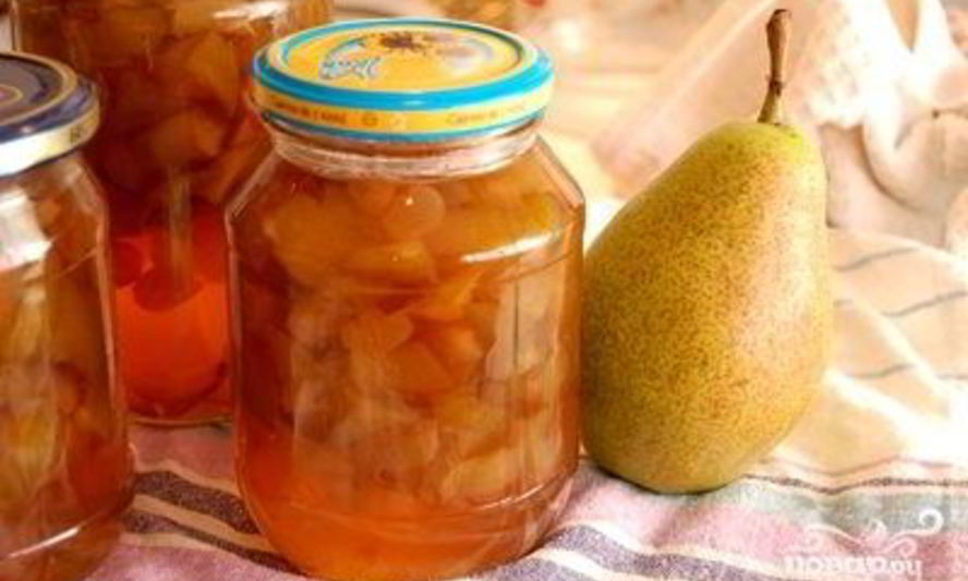 Рецепт грушевого варенья с виноградом