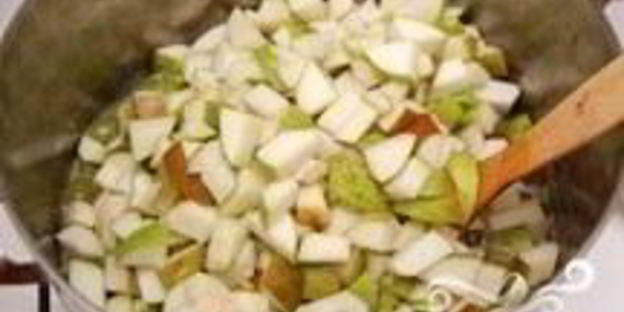 грушевое варенье с виноградом