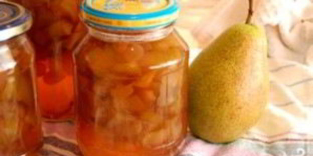 грушевое варенье с виноградом