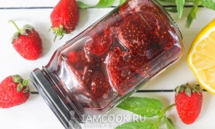 Рецепт клубничного варенья с лимоном