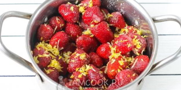 клубничное варенье с лимоном