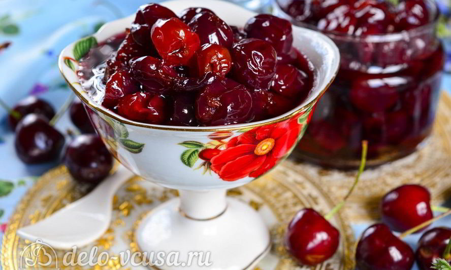 Рецепт варенья из черешни без косточек