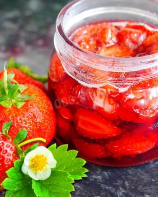 Варенье из клубники с желирующим сахаром