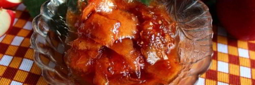 Варенье из красных яблок