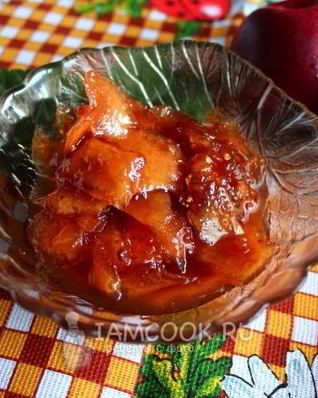 Варенье из красных яблок