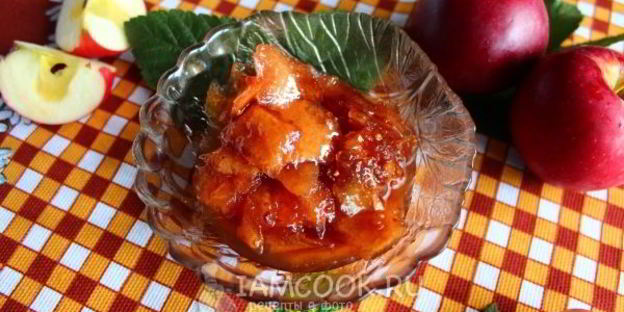 варенье из красных яблок