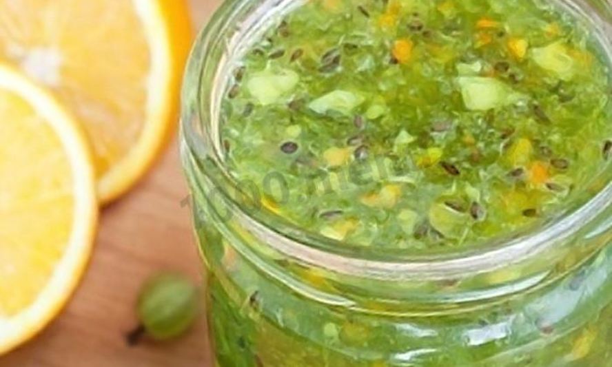 Рецепт варенья из крыжовника с лимоном и апельсинами на зиму