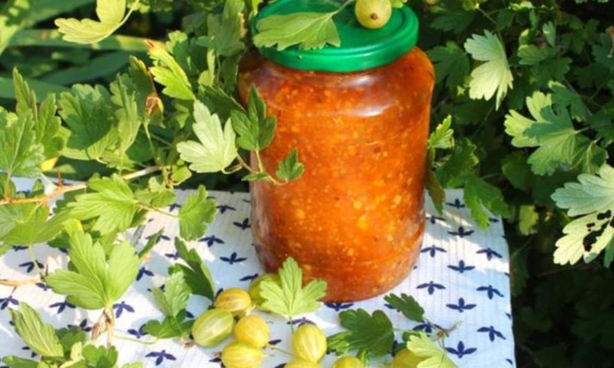 Рецепт варенья из крыжовника с орехами