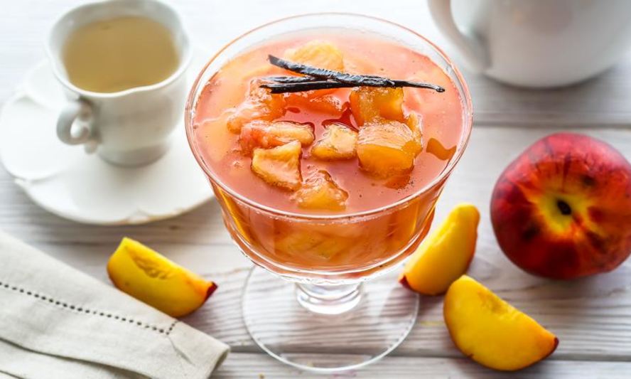 Рецепт варенья из персиков с ванилью