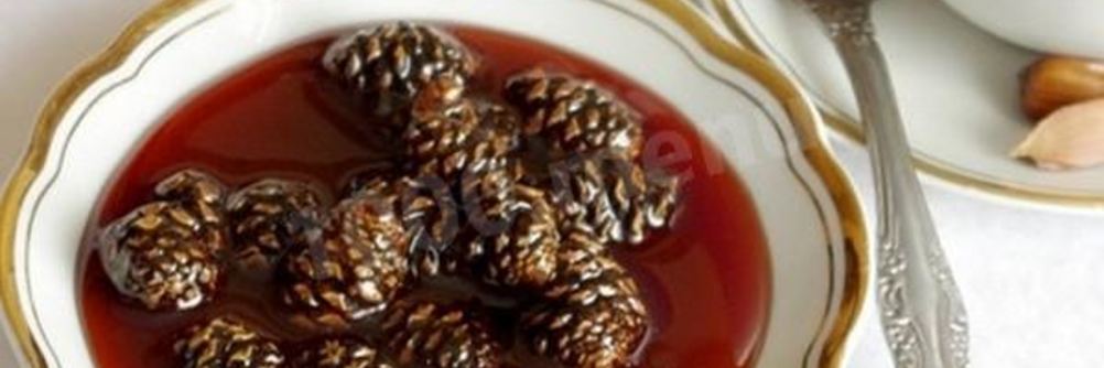 Варенье из шишек сосны