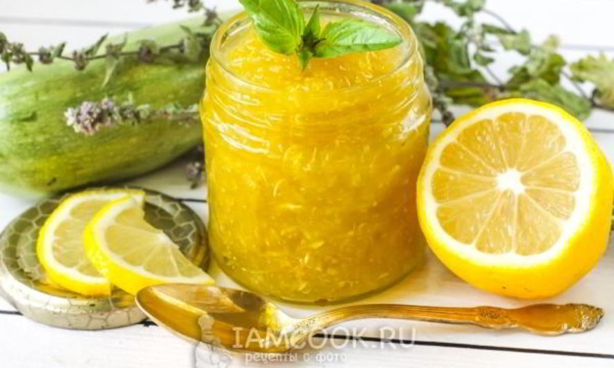 Рецепт варенья из тертых кабачков с лимоном