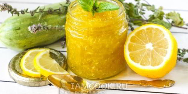варенье из тертых кабачков с лимоном