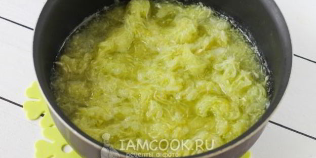 варенье из тертых кабачков с лимоном