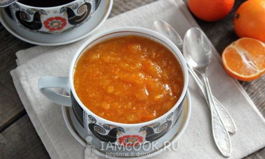 Рецепт варенья из тыквы с мандаринами