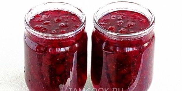 варенье из вишни с малиной