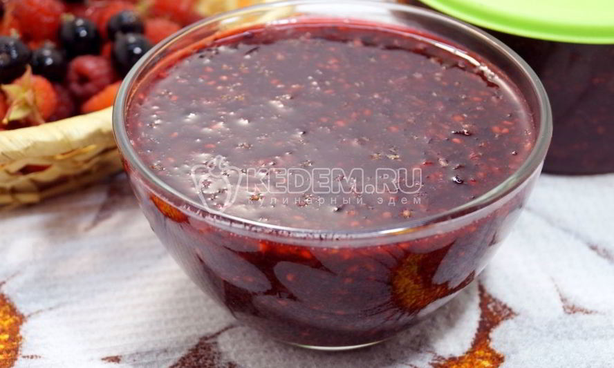 Рецепт ягодного варенья без варки на зиму