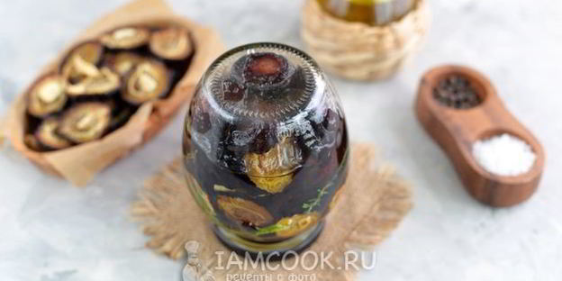 вяленая слива в масле на зиму