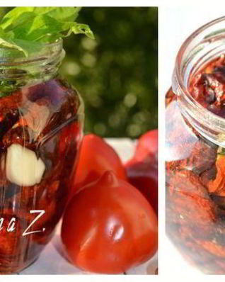 Вяленые помидоры с лимонным базиликом