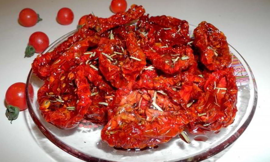 Рецепт вяленых помидоров с розмарином