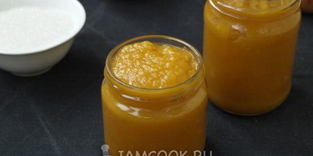 яблочно-тыквенное пюре на зиму