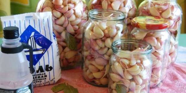 заготовка чеснока на зиму