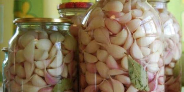 заготовка чеснока на зиму