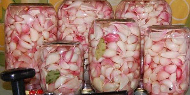 заготовка чеснока на зиму