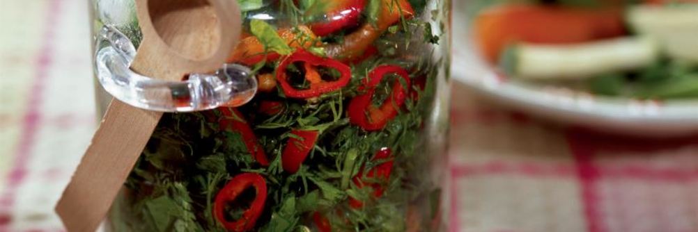 Заготовка из огородной зелени