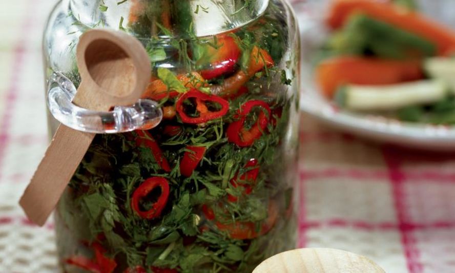 Рецепт заготовки из огородной зелени