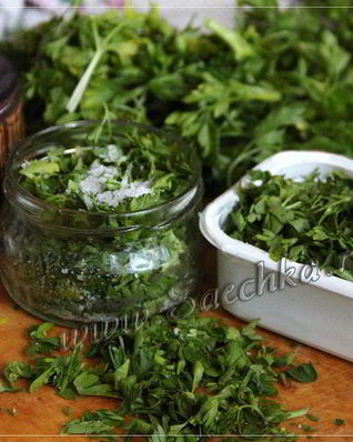 Заготовка петрушки на зиму