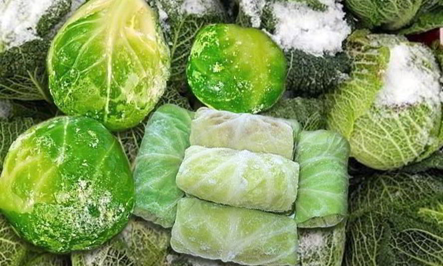 Рецепт замороженной капусты на зиму