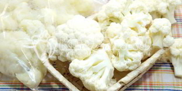 замороженная цветная капуста на зиму