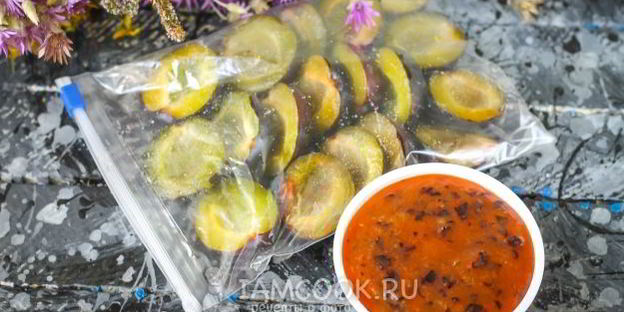 заморозка слив на зиму