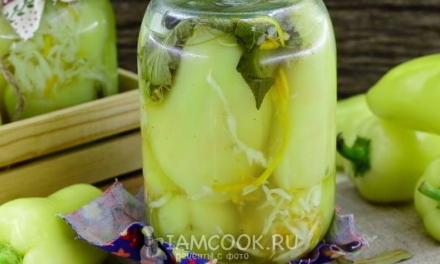 Рецепт зеленого перца, фаршированного на зиму