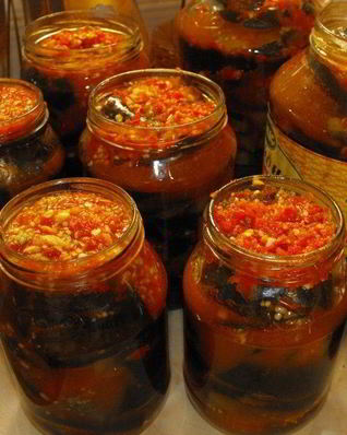 Жареные баклажаны на зиму