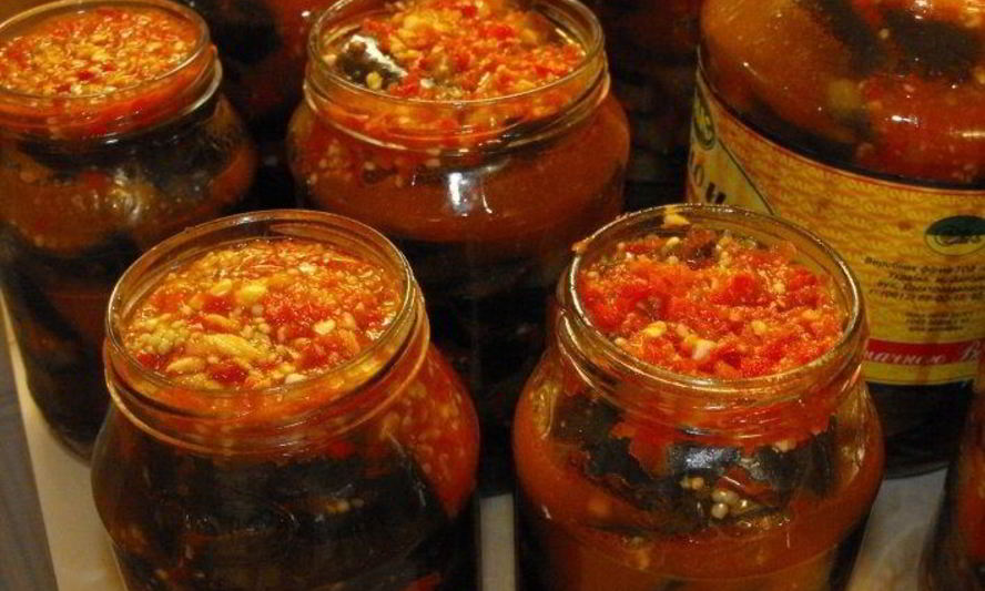 Рецепт жареных баклажанов на зиму