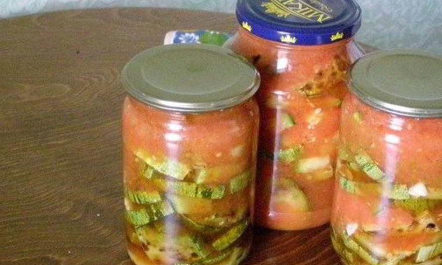 Рецепт жареных кабачков с чесноком на зиму