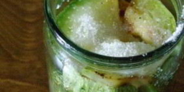 жареные кабачки с чесноком на зиму