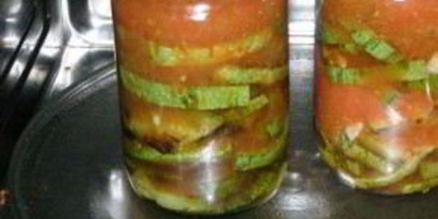 жареные кабачки с чесноком на зиму