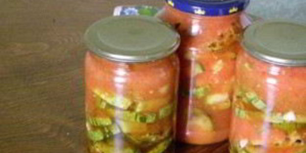 жареные кабачки с чесноком на зиму