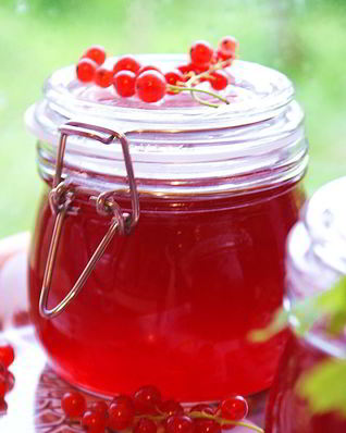 Желе из красной смородины