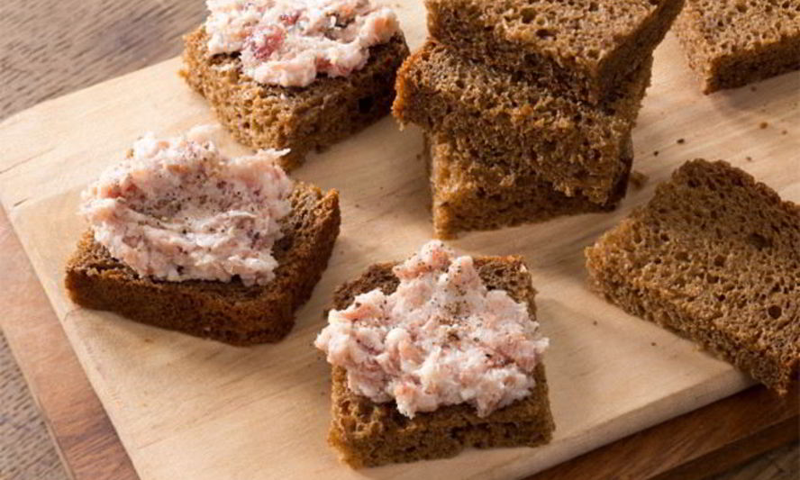 Рецепт бутерброда с салом