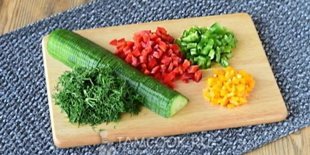 бутербродный торт праздничный